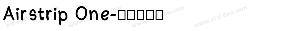 Airstrip One字体转换